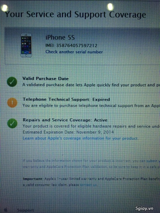 iPhone 5s Gold 32gb đẹp 99% còn bảo hành sim ghép fix full như quốc tế đây