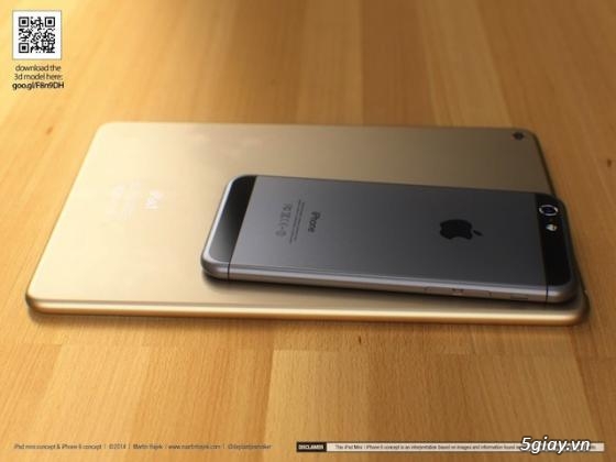 Bộ đôi iPad Mini 3 và iPhone 6 cùng đọ dáng - 25713