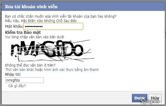 Cách xóa tài khoản Facebook vĩnh viễn không khôi phục lại - 25998