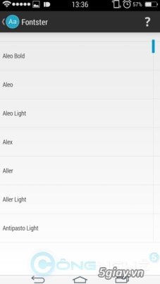 Fontster thay đổi font chữ của thiết bị Android với vài cú chạm - 26033