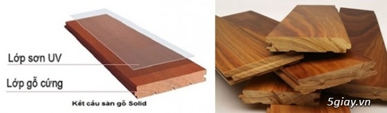 Sàn gỗ tự nhiên kỹ thuật cao gía hấp dẫn nhất trên thị trường (gỗ thật ko sợ nước)