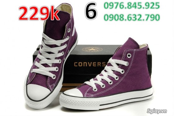 Giày Converse 199k, Giày Vans 279k - Giá sốc nhất Sài Gòn