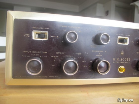 Ampli Fisher, Scott, Heathkit, Receiver Tandberg, DAC MF, Moon, bóng 6AS7... - 5