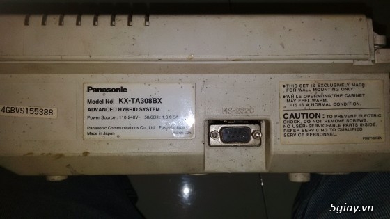 HCM - Bán 02 cái tổng đài Panasonic TES308 & 616 - 4