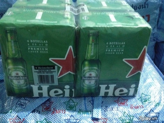 Bia Heineken Hà Lan chai thủy tinh nắp vặn uống thơm ngon