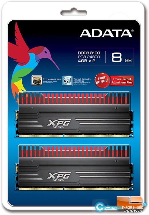 ADATA Công bố sản phẩm bộ nhớ chuyên ép xung XPG V3 DDR3 3100 - 29214