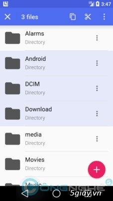 Carbinet Beta, Sliding Explorer: 2 ứng dụng quản lý file giao diện Material Design - 29932