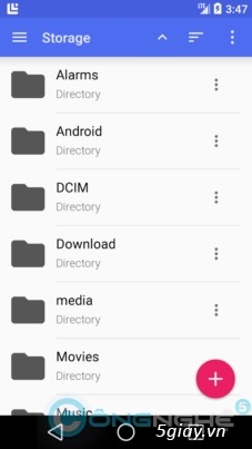 Carbinet Beta, Sliding Explorer: 2 ứng dụng quản lý file giao diện Material Design - 29936