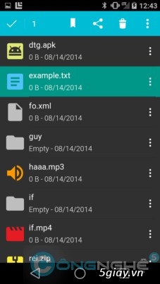 Carbinet Beta, Sliding Explorer: 2 ứng dụng quản lý file giao diện Material Design - 29940