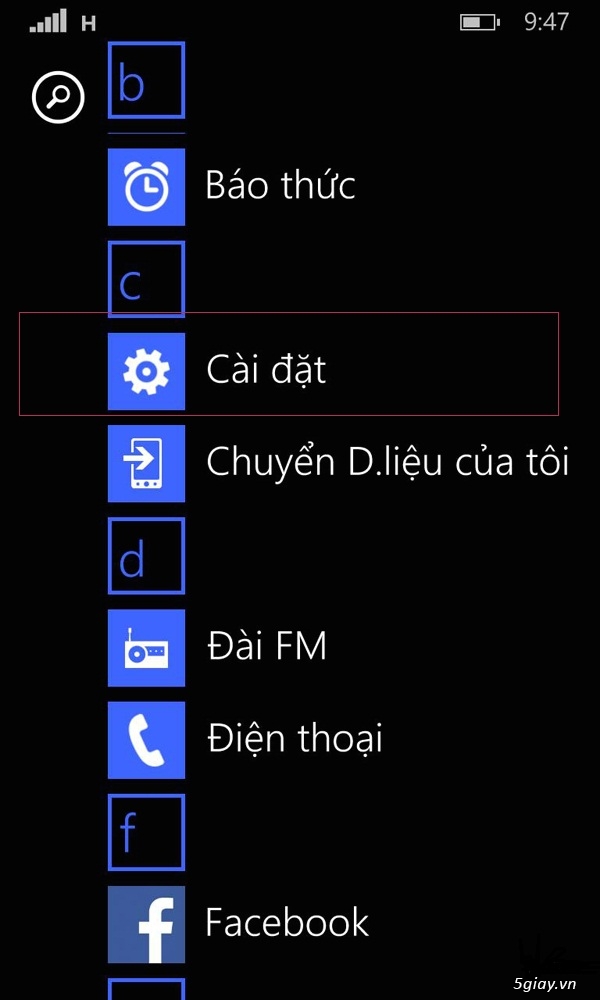 Chuyển sang bàn phím Telex trên Windows Phone 8.1 - 27254