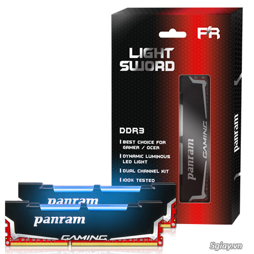 DDR3 Light Sword từ Panram thắp sáng cỗ máy chơi game của bạn - 28115