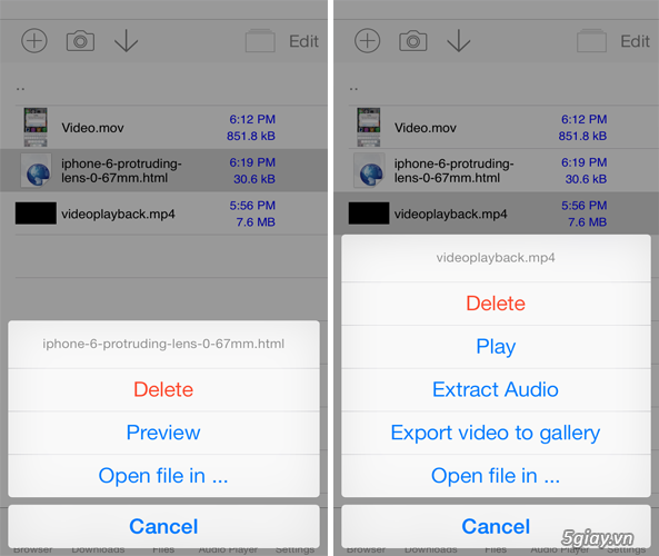 Dễ dàng tải nhạc/phim về iPhone với Media Downloader - 30310