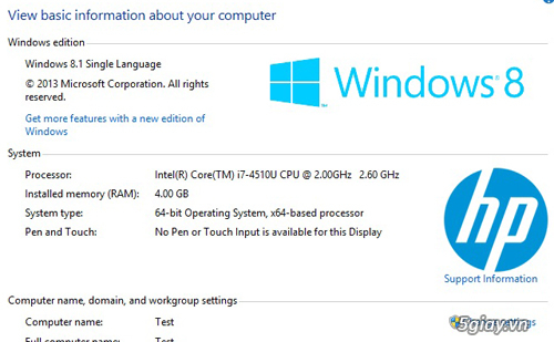 HP Pavilion 15 - laptop giải trí mạnh mẽ - 30585
