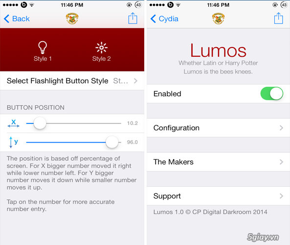 Nhanh chóng mở đèn pin khi cúp điện trên iPhone - 31481