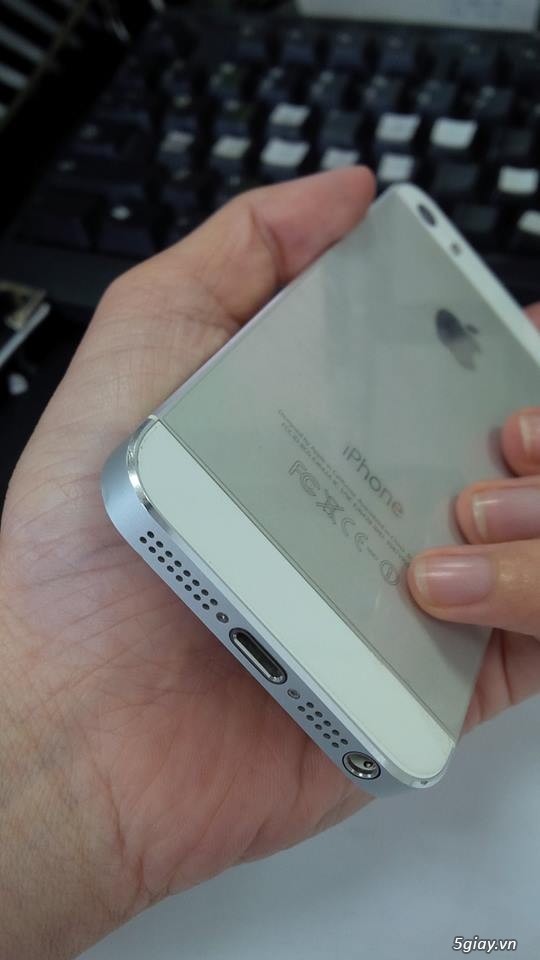 Bán Iphone 5s , màu trắng, 16gb, quốc tế, LL/A, bị nứt màn hình, giá hữu nghị... - 2