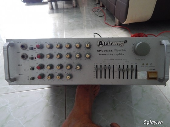 Thanh lý ampli Karaoke  PARAMAX SA-999XP và Arirang SPA-203GE - 4