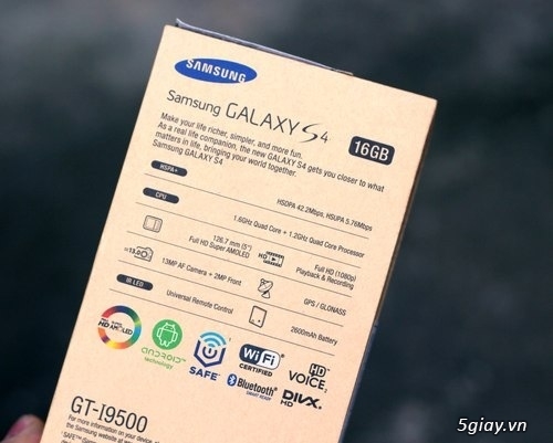 Galaxy s4 trắng new 100% cho ace cần sử dụng!!! - 1