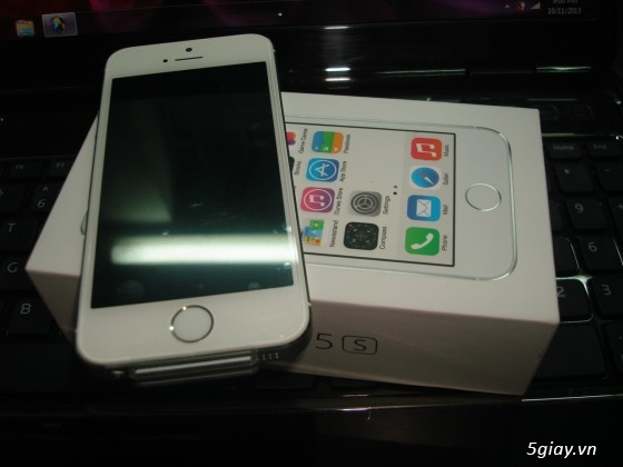 Iphone 5s 16gb Silver Quốc tế Full Box Hàng Đẹp K cấn móp Bh 2/2015 (HÌnh thật)......