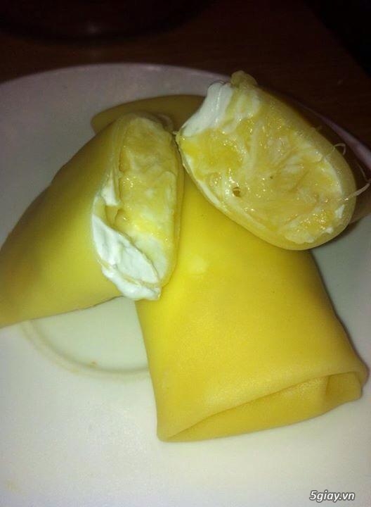 bánh sầu riêng kem lạnh + bánh bông lan trứng muối phô mai chà bông - 3