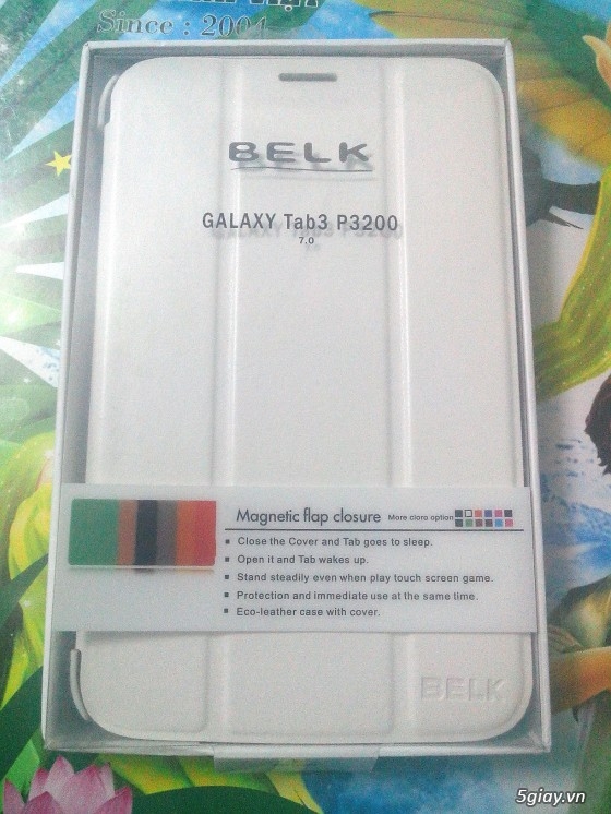 Hàng công ty thanh lý Bao da chất lượng cao BELK dành cho samsung galaxy Tab 3 P3200 - 3