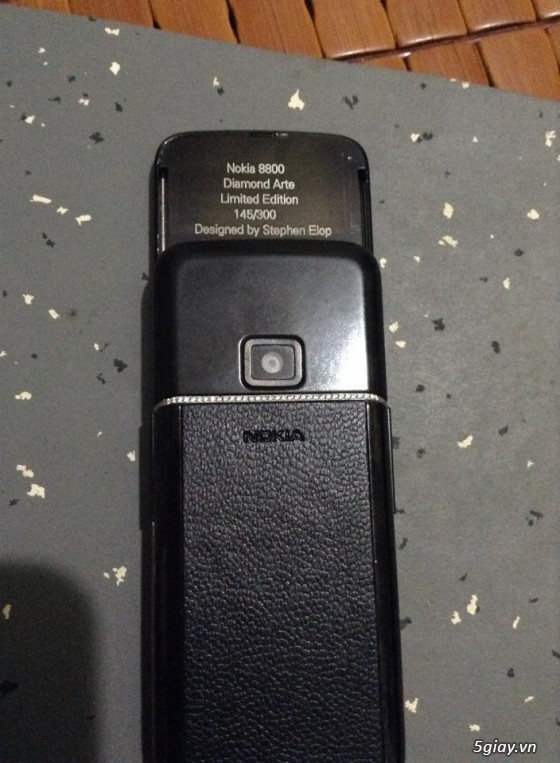 Cần bán Nokia 8800 Sapphire arte black diamon arte Limited - 1