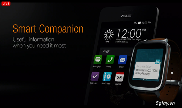 ASUS Zenwatch mở đầu kỷ nguyên thiết bị đeo thông minh - 34714