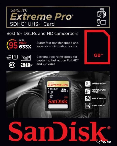 Đã đến thời của siêu lưu trữ!!? SanDisk ra mắt thẻ nhớ 512GB Extreme Pro - 34850