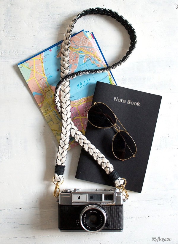 Hướng dẫn tự làm dây đeo máy ảnh độc đáo, cực cá tính - 34173