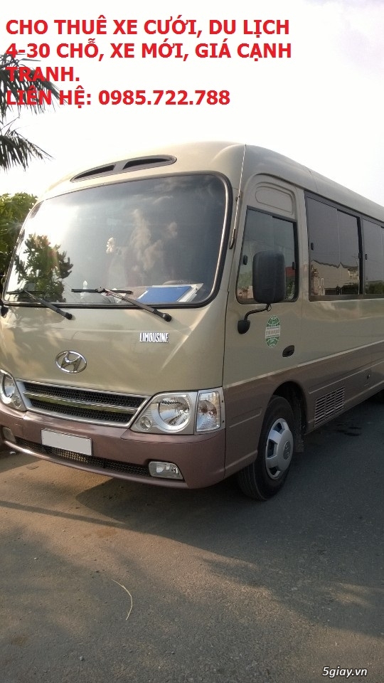 Cho thuê xe cưới Genesis Coupe, du lịch 4-30 chỗ, cam kết xe mới, giá cạnh tranh - 5