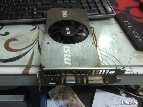 Mới Tháo Thêm 1 Cây MSI GT 240 512/128/D5 Giá 450k ( Hình Thật ) - 1