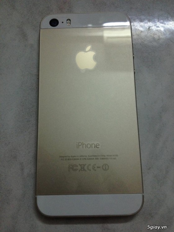 Bán Iphone 5s GOLD , máy quốc tế 16g rất mới  ! - 1