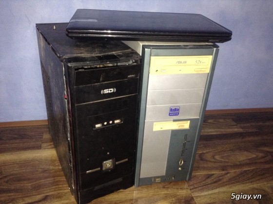 Thanh lý thùng máy g31 còn xài tốt, xác laptop gateway nv59c, thùng robo 845 - 2
