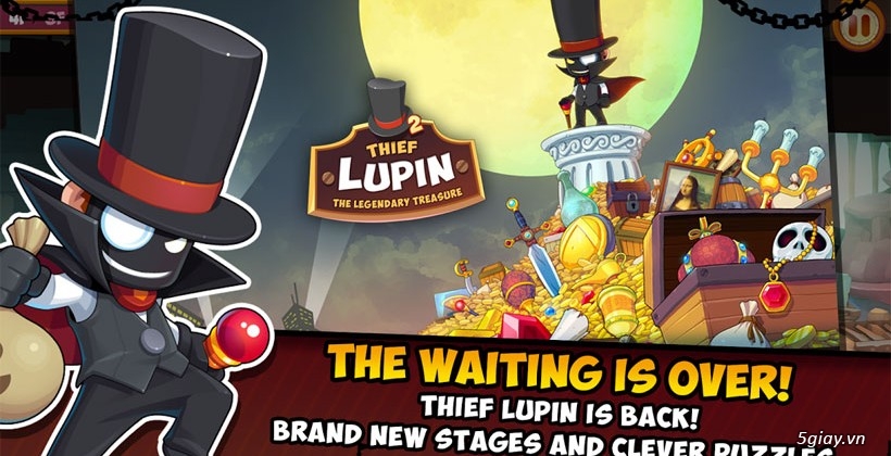 Thief Lupin 2: game gây ghiện với đồ họa đẹp mắt - 38594