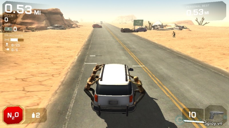 Zombie Highway 2: tay lái lụa để chạy thoát zombie - 38885