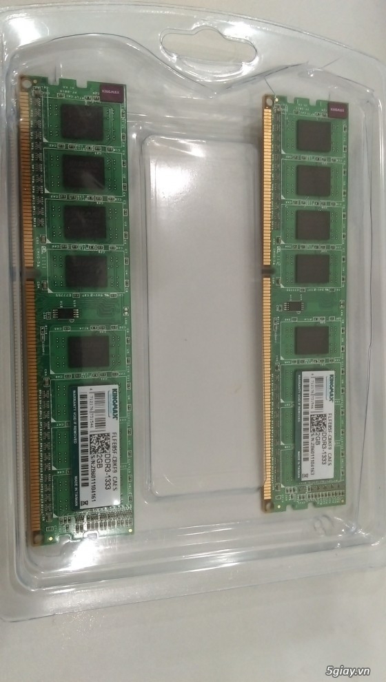 Bán cặp ram  DDR3-1333 2x2 for PC