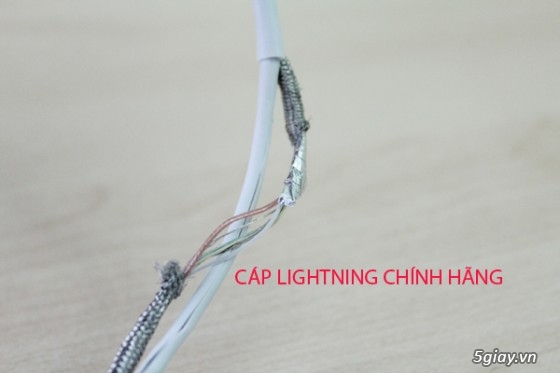 7 cách phân biệt cáp lightning zin với cáp lightning linh kiện - 2