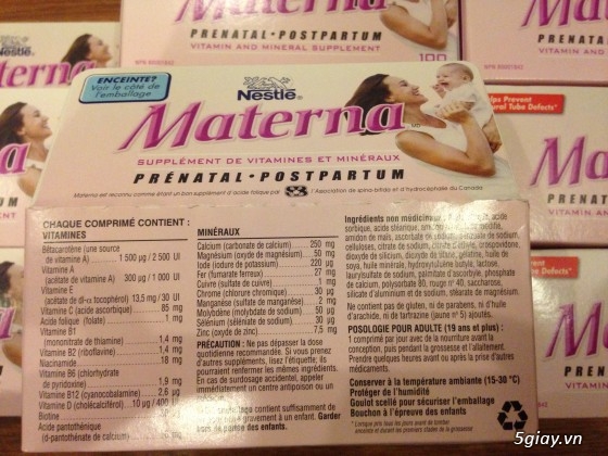 Thuốc Vitamin Centrum Materna made in Canada danh cho bà bầu đây !!! - 4