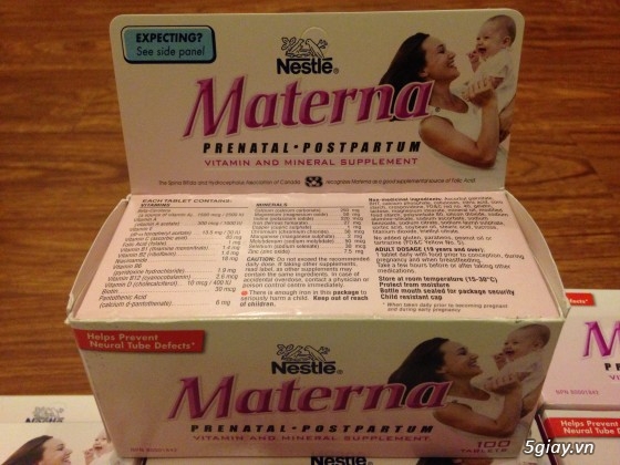 Thuốc Vitamin Centrum Materna made in Canada danh cho bà bầu đây !!! - 5
