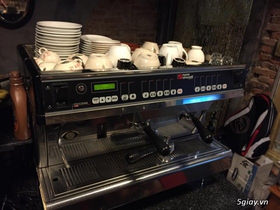 Bán máy pha cà phê cũ (đã qua sử dụng) máy pha cà phê chuyên nghiệp 2 group mới 85%