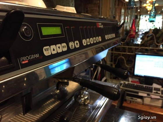 Bán máy pha cà phê cũ (đã qua sử dụng) máy pha cà phê chuyên nghiệp 2 group mới 85% - 1