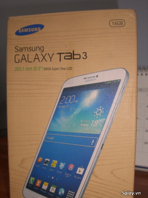 Samsung Galaxy TAB 3 8.0 fullbox đã qua sử dụng. Ngoại hình 98% - 2