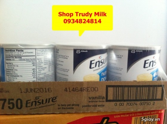 Sữa Ensure và Pediasure của US giá tốt - 2
