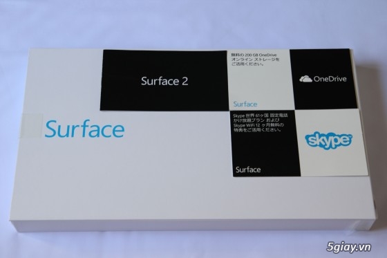 Máy tính bảng Surface 2 (99%) - Mua tại Nhật - 10 triệu