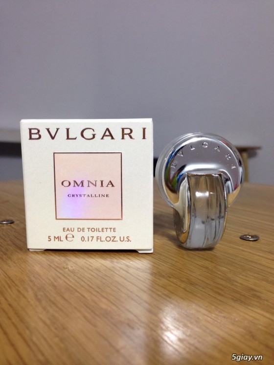 Nước Hoa BVLGARI OMNIA mini 5ml EDT. Freeship Tphcm. LH: 0937837107 Thủy