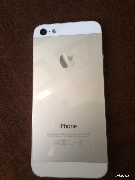 Cần bán iphone5 16gb white quốc tế máy còn đẹp !!!!!