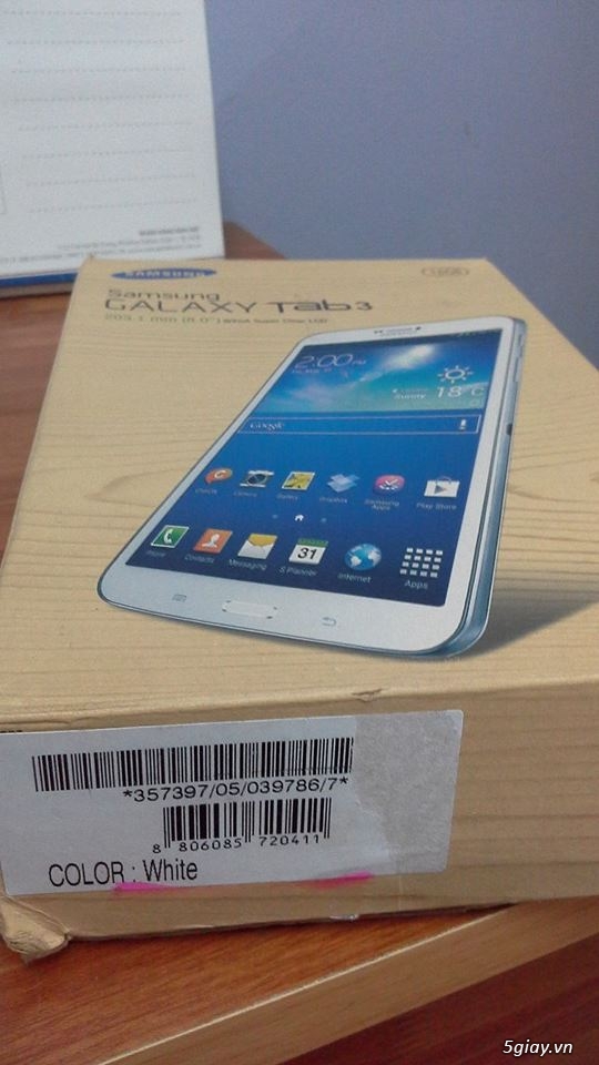 Samsung Galaxy TAB 3 8.0 fullbox đã qua sử dụng. Ngoại hình 98% - 3