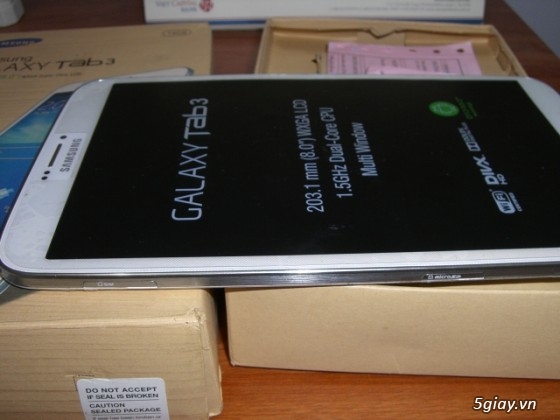 Samsung Galaxy TAB 3 8.0 fullbox đã qua sử dụng. Ngoại hình 98% - 10