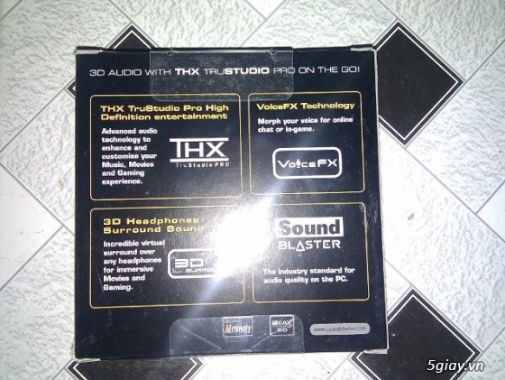 Bán Sound Card USB Creative X-Fi Go! Pro - 3