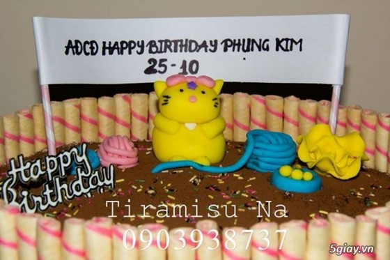 Bánh Tiramisu sinh nhật kỉ niệm chúc mừng ngon và đẹp (Tiramisu Na) - 10