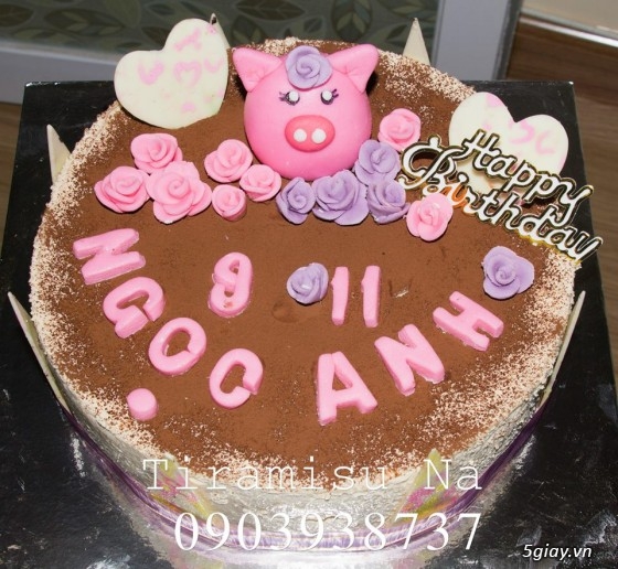 Bánh Tiramisu sinh nhật kỉ niệm chúc mừng ngon và đẹp (Tiramisu Na) - 11